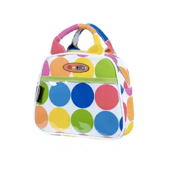 Petit sac à main pois fluo