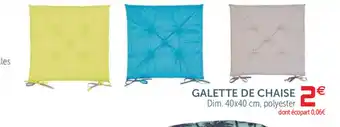 Gifi Galette De Chaise offre