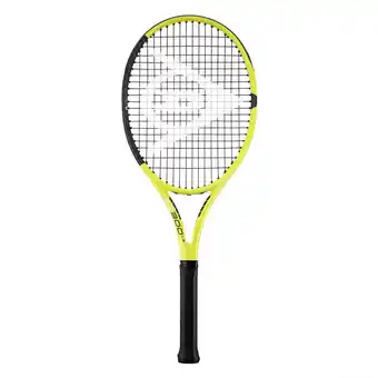 Decathlon Raquette de tennis adulte - dunlop sx300 ls jaune noir 285g offre