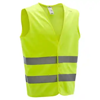 Decathlon Gilet de securite haute visibilité 500 jaune fluo adulte offre