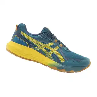 Promo Chaussure de trail homme asics gel kanaku 5 ink teal golden yellow chez Decathlon