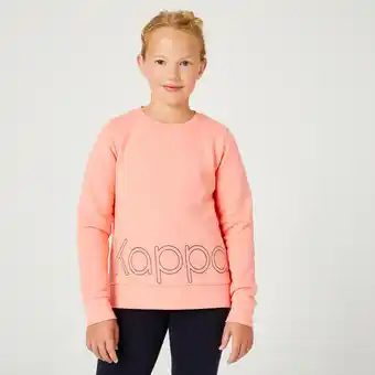 Decathlon Sweat fille kappa saumon offre