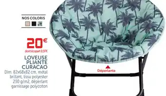 Gifi Loveuse Pliante Curacao offre