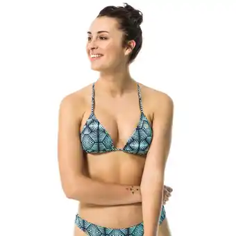Decathlon Haut de maillot de bain femme triangle roxy coques amovibles, réglage bretelles offre