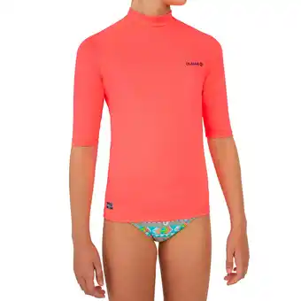 Decathlon T-shirt anti uv 100 rouge offre