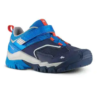 Decathlon Chaussures basses de randonnée montagne enfant crossrock bleues 24-34 offre