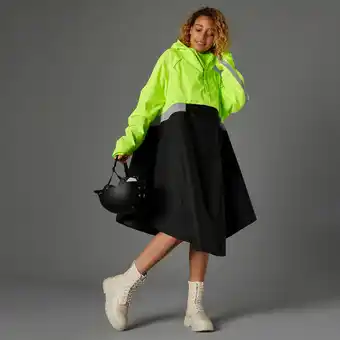Decathlon Poncho velo ville visibilite jour & nuit epi 560 jaune fluo noir offre