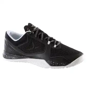Decathlon Chaussure de cross training femme noir et blanche strong 900 offre