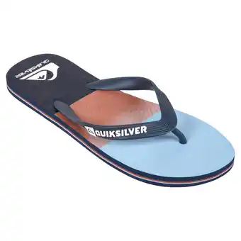 Decathlon Tongs homme molokai bleu orange offre