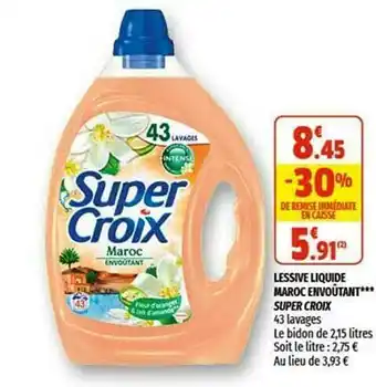 Coccinelle Express Lessive Liquide Maroc Envoûtant Super Croix offre