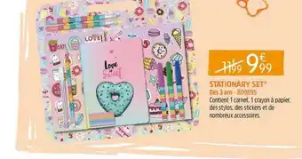 King Jouet Stationary Set offre