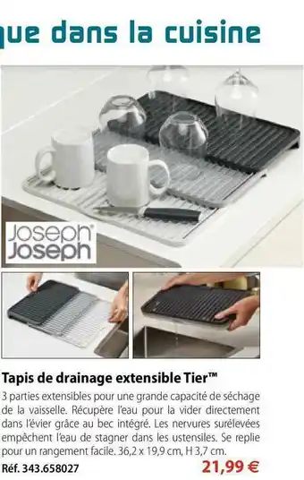 Mathon Tapis De Drainage Extensible Tier offre