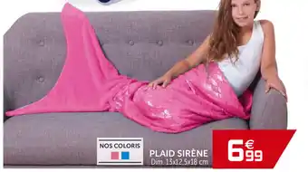 Gifi Plaid Sirène offre