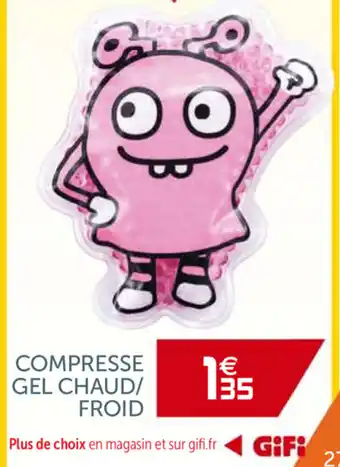 Gifi Compresse Gel Chaud/Froid offre