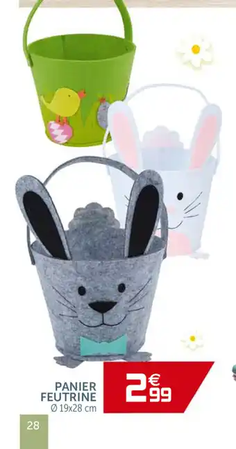 Gifi Panier Feutrine offre