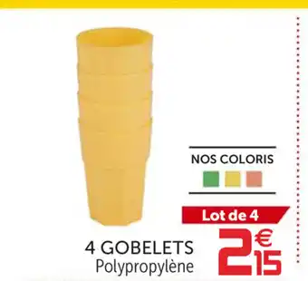 GiFi 4 Gobelets offre