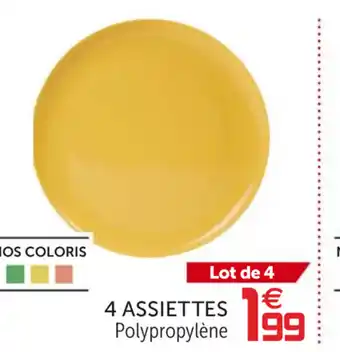 Gifi 4 Assiettes offre