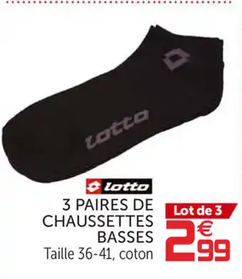 Gifi 3 Pairs De Chaussettes basses offre