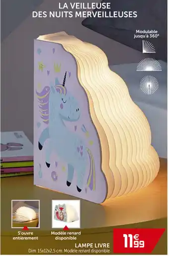 Gifi Lampe Livre offre