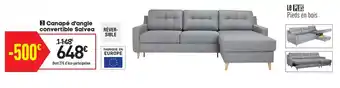 Conforama Canapé d'angle convertible salvea offre