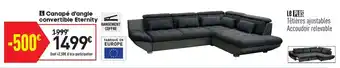 Conforama Canapé d'angle convertible eternity offre