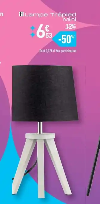 Conforama Lampe trépied mini offre