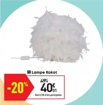 Conforama Lampe kokot offre