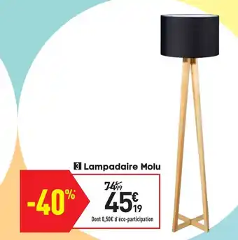 Conforama Lampadaire molu offre