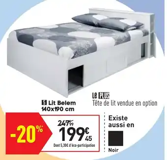 Conforama Lit belem offre