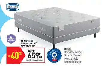 Conforama Matelas sensation HD offre