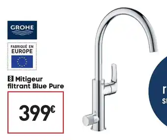 Mitigeur filtrant blue pure