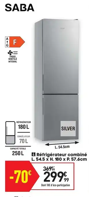 Conforama Réfrigérateur combiné offre