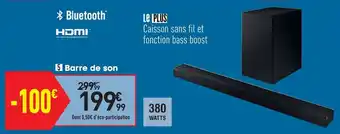 Conforama Barre de son offre
