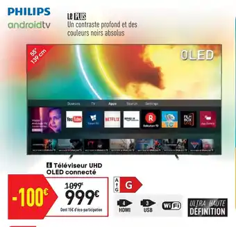 Conforama Téléviseur UHD OLED connecté offre