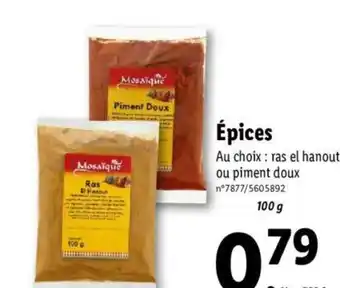 Lidl Épices offre