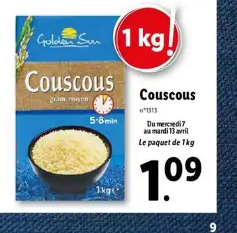 Lidl Couscous offre