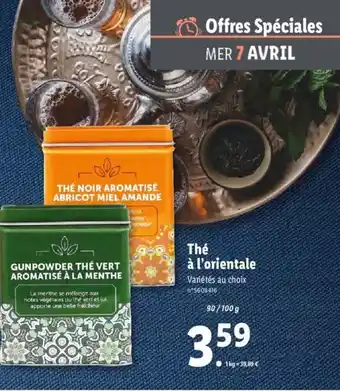 Lidl Thé à l'orientale offre