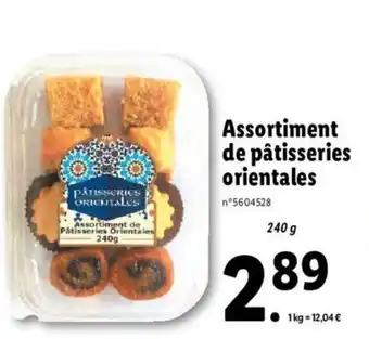 Lidl Assortiment de pâtisseries orientales offre