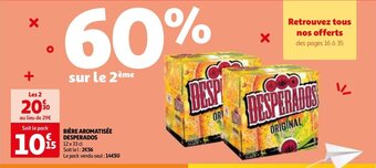 BIÈRE AROMATISÉE DESPERADOS
