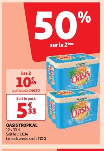 Auchan OASIS TROPICAL offre