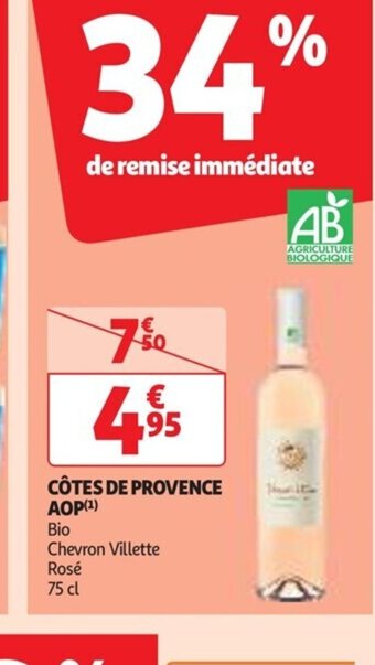 Auchan CÔTES DE PROVENCE AOP(¹) offre