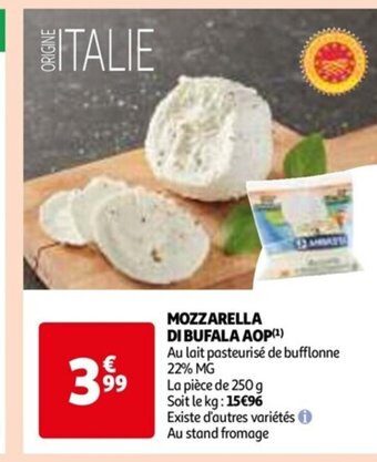 Auchan MOZZARELLA DI BUFALA AOP(¹) offre