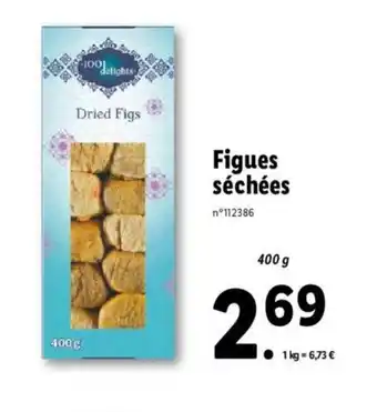 Lidl Figues séchées offre