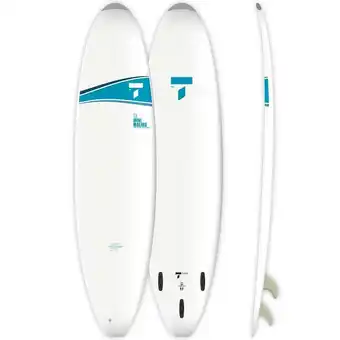 Decathlon Surf rigide 7'3 mini malibu - livré avec 3 ailerons fcs offre