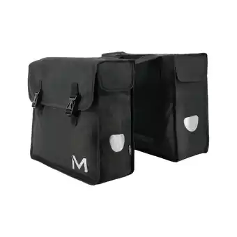 Sacoche double porte-bagages - 2x15l - matiÚre déperlante