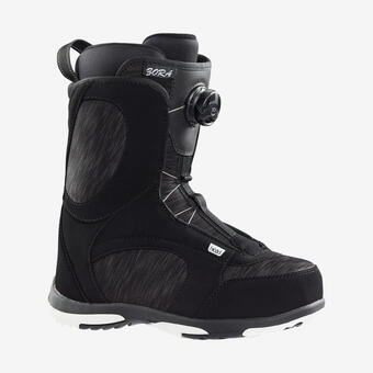 Decathlon Boots de snowboard zora boa black femme offre