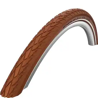 Pneu schwalbe - road cruiser k-guard - 28 pouces x 1,75 - brun réfléchissant