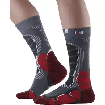 Trek light - chaussettes de rando fines 68% laine mérinos.