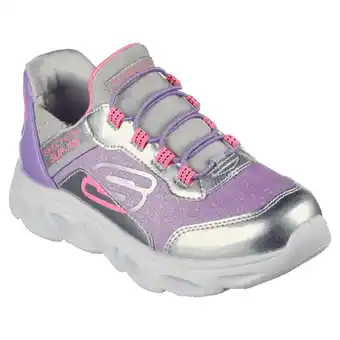 Decathlon Skechers kids flex glide à enfiler gris / lavande / multicolore offre