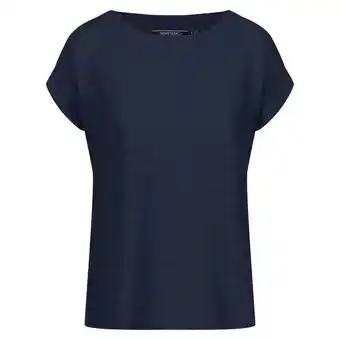 Decathlon Adine t-shirt fitness à manches courtes pour femme - marine offre